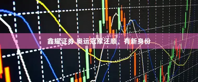 鑫耀证券 奥运冠军汪顺，有新身份
